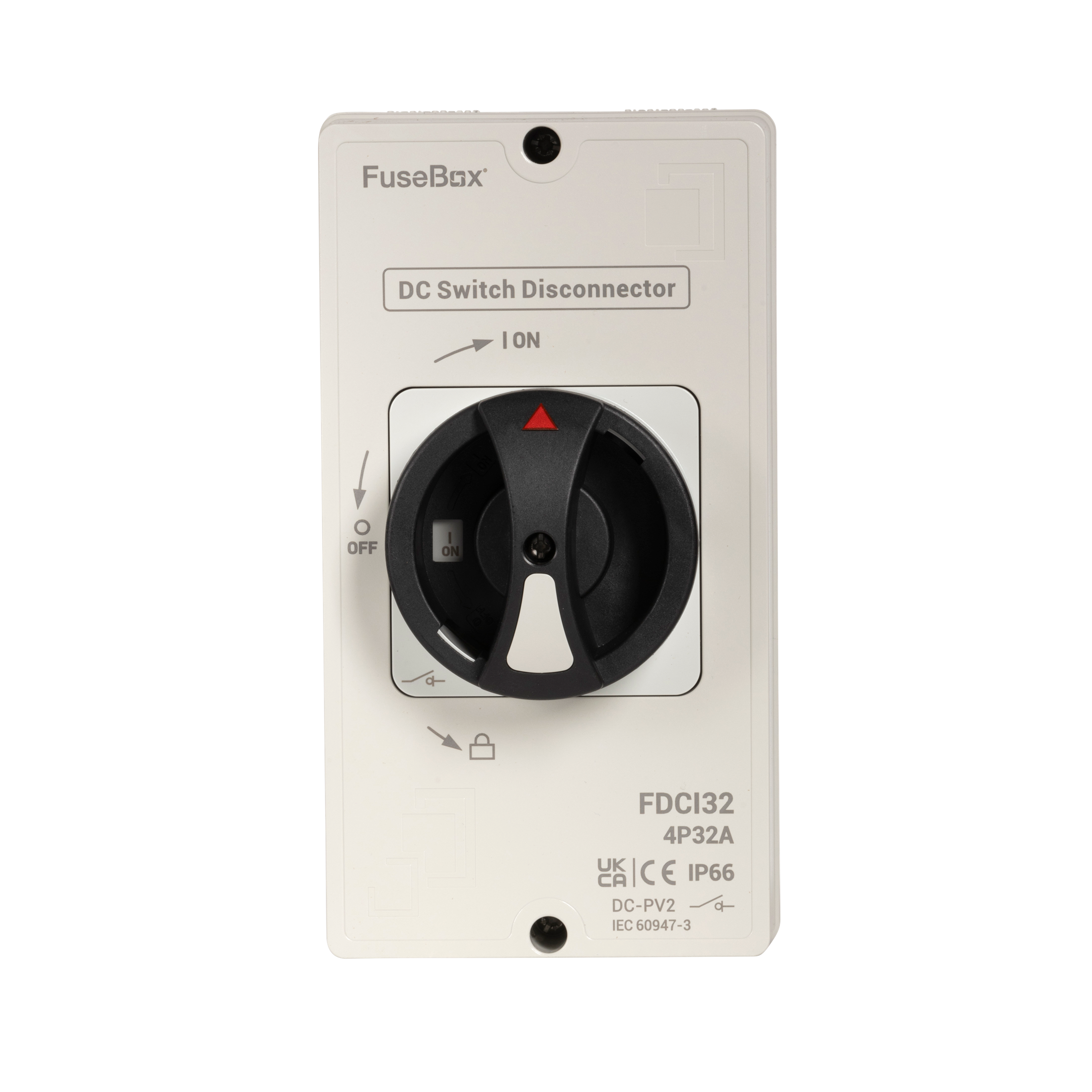 Fusebox FDCI32 32A DC Isolator Rotary Switch