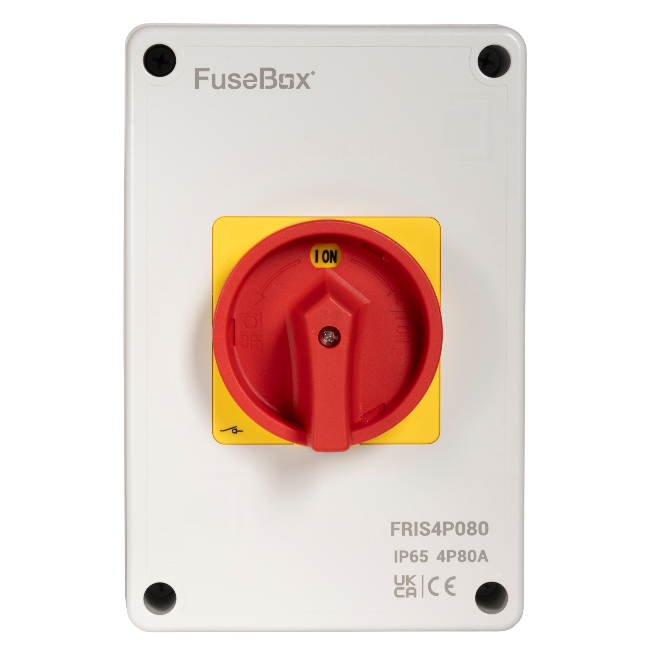 Fusebox FRIS4P080 80A 4 Pole AC Rotary Switch
