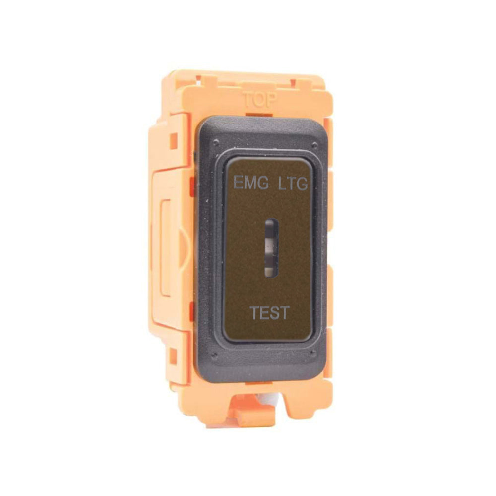GRID-IT FL FLKEL-RB 20AX 2 Way Key Switch EMG LTG TEST Module + Bezel with Richmond Bronze/Black Inserts