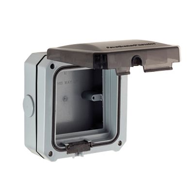 Greenbrook PENC1G 1 Gang Weatherproof Enclosure IP66 Grey