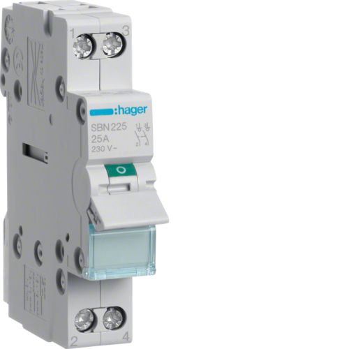 Hager SBN225 25A DP Switch Disconnector