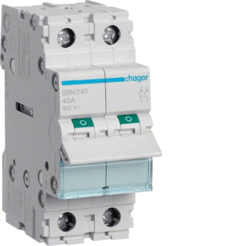 Hager SBN240 40A DP Switch Disconnector