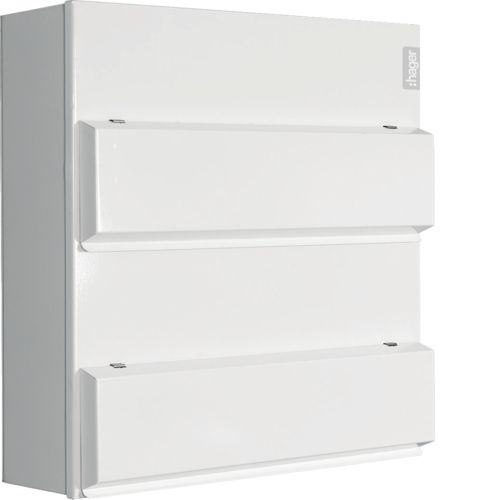Hager VML11010 10 + 10 Way Metal RCBO Consumer Unit
