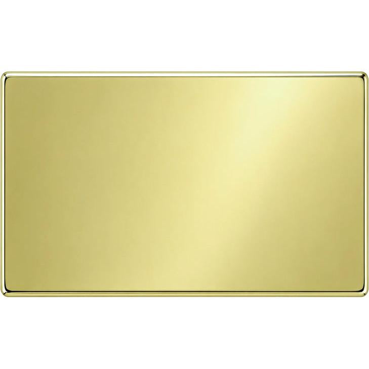 Hamilton 71CBPD Hartland CFX Polished Brass Double Blank Plate