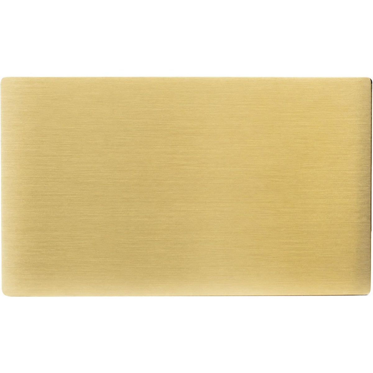 Hamilton 72CBPD Hartland CFX Satin Brass Double Blank Plate