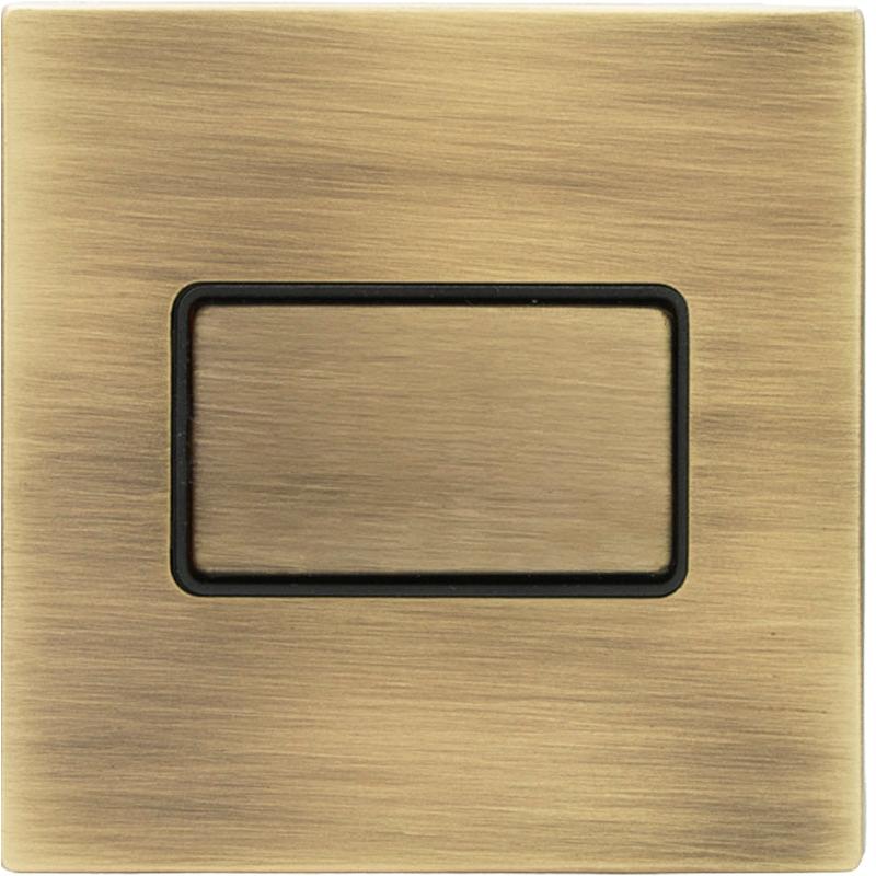 Hamilton 79CTPAB-B Hartland CFX Antique Brass 1 gang 10A Triple Pole Rocker Antique Brass/Black