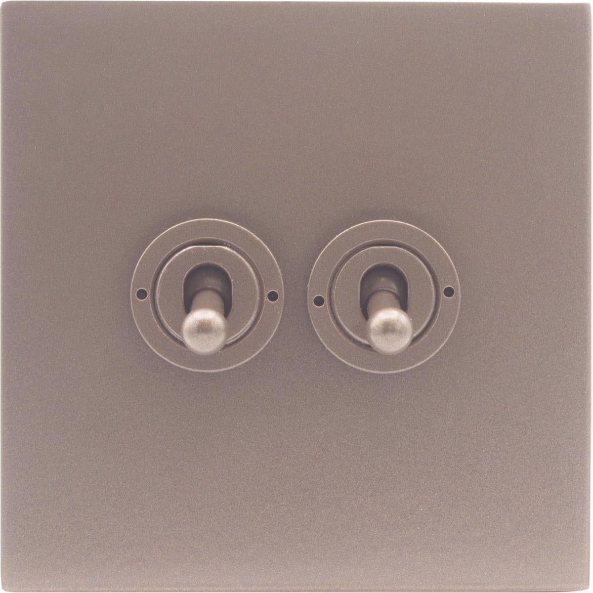 Hamilton 7BGCT22-C Hartland CFX Bassalt Gray 2 gang 20AX 2 Way Toggle Bassalt Gray c/w BG Classic Toggle