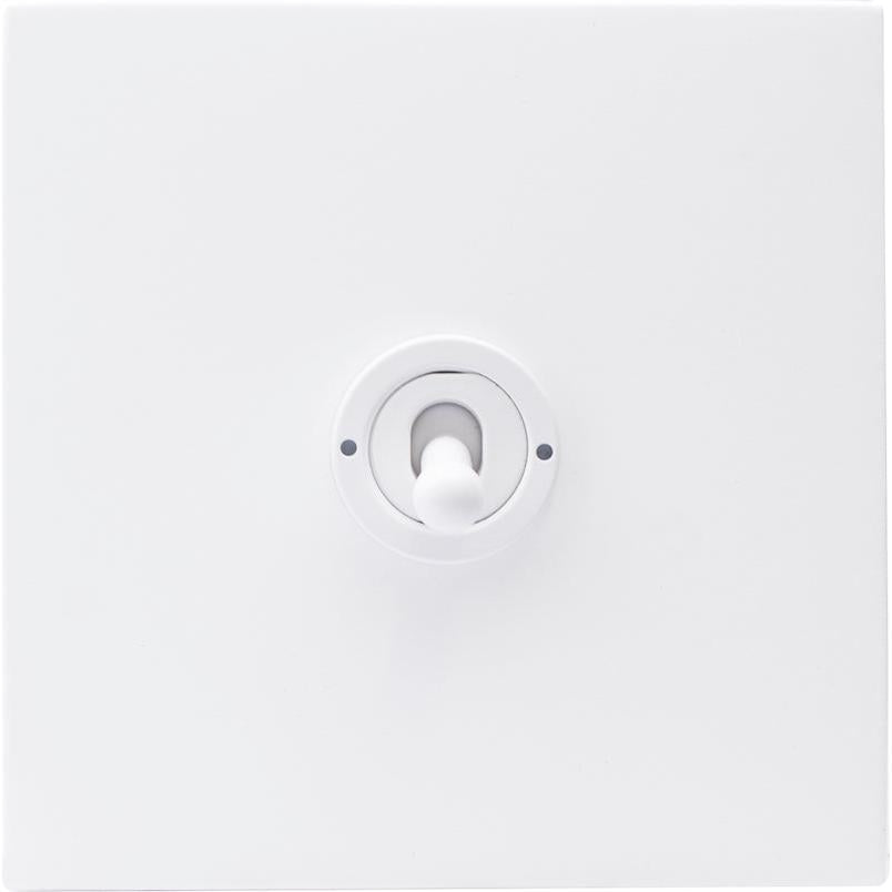 Hamilton 7MWCT21-C Hartland CFX Matt White 1 gang 20AX 2 Way FL Toggle Matt White c/w MW Classic Toggle