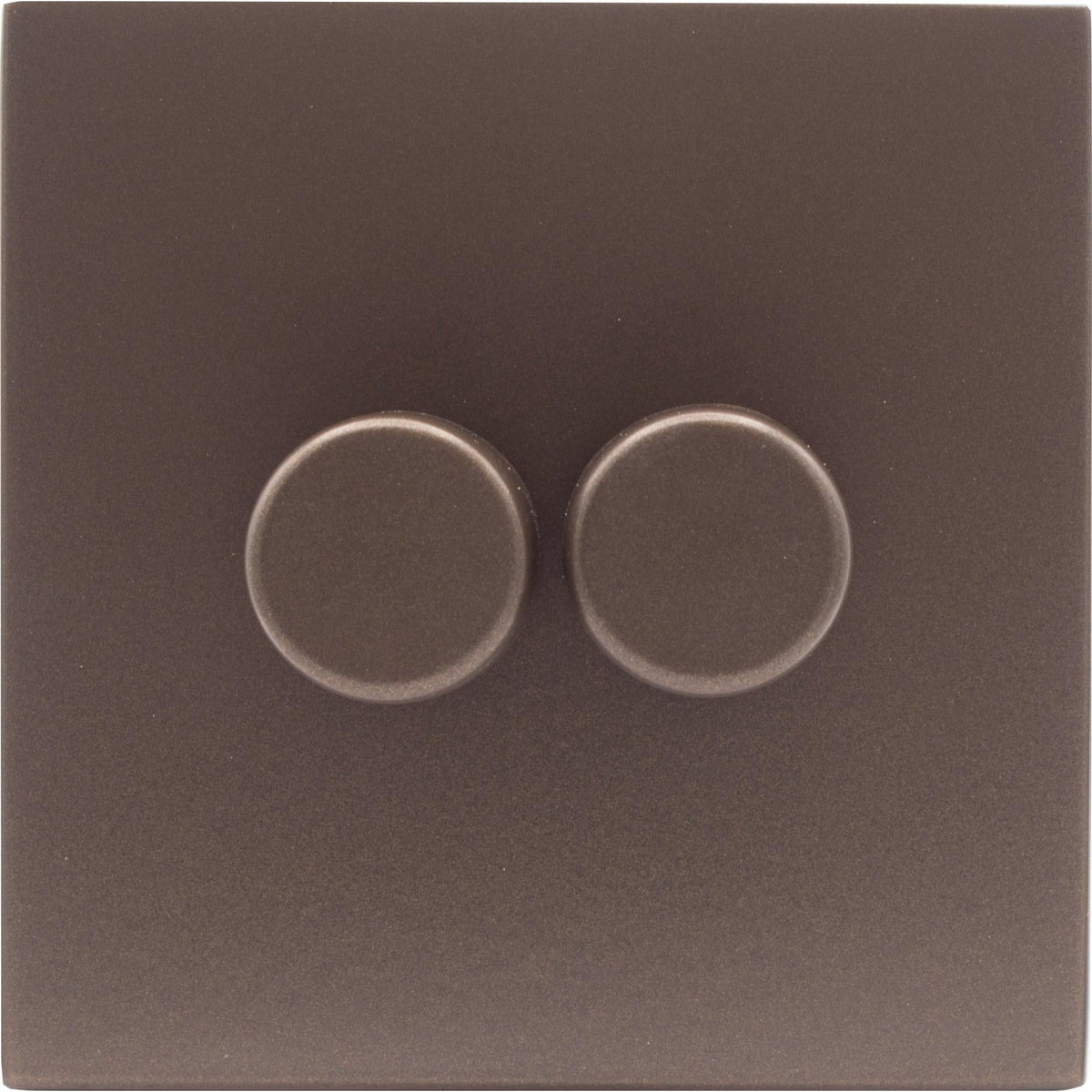 Hamilton 7RBC2XLEDITB250-C Hartland CFX Richmond Bronze 2g 250W LED 2 Way Push On/Off Rotary Dimmer Richmond Bronze per gang c/w RB Classic Knob