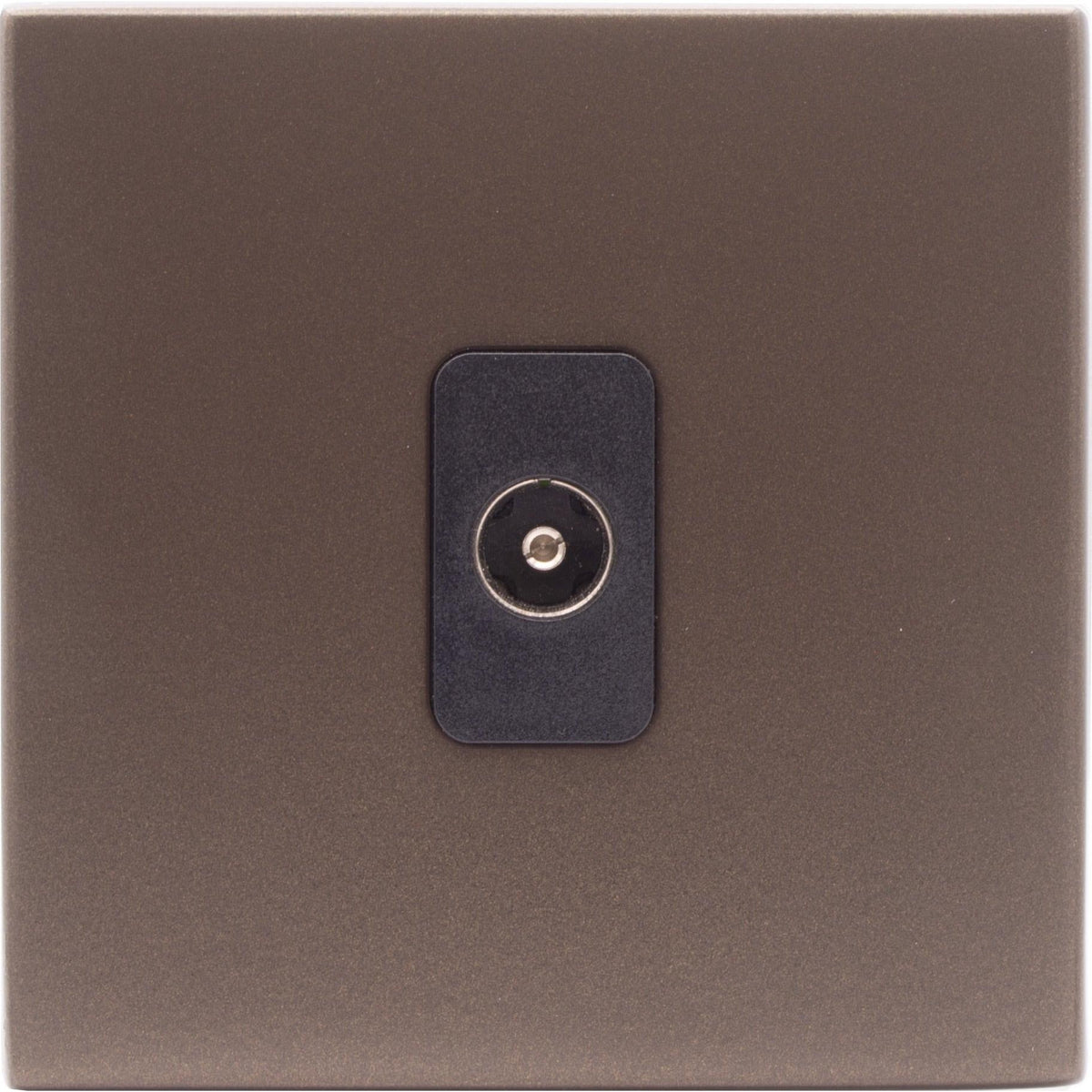 Hamilton 7RBCTVIB Hartland CFX Richmond Bronze 1 gang Isolated TV 1in/1out Black