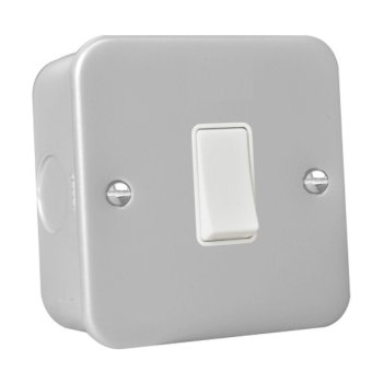 Hamilton MCDPWH-W 20A 1 Gang Double Pole Switch