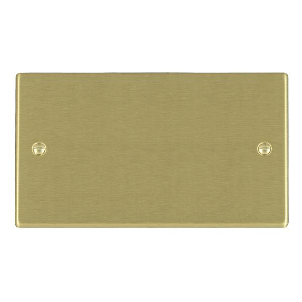 Hartland 72BPD Double Blank Plate Satin Brass