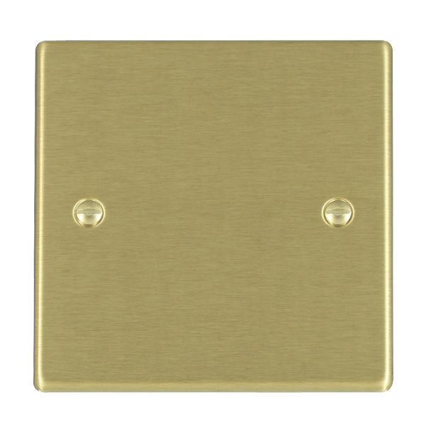 Hartland 72BPS Single Blank Plate Satin Brass