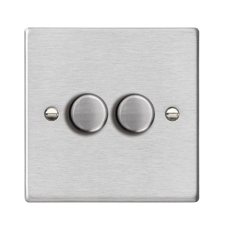 Hartland 742XL-SD-COMP 2g Rotary Companion Controller Satin Steel with Satin Steel Inserts