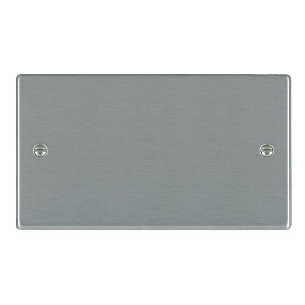 Hartland 74BPD Double Blank Plate Satin Steel