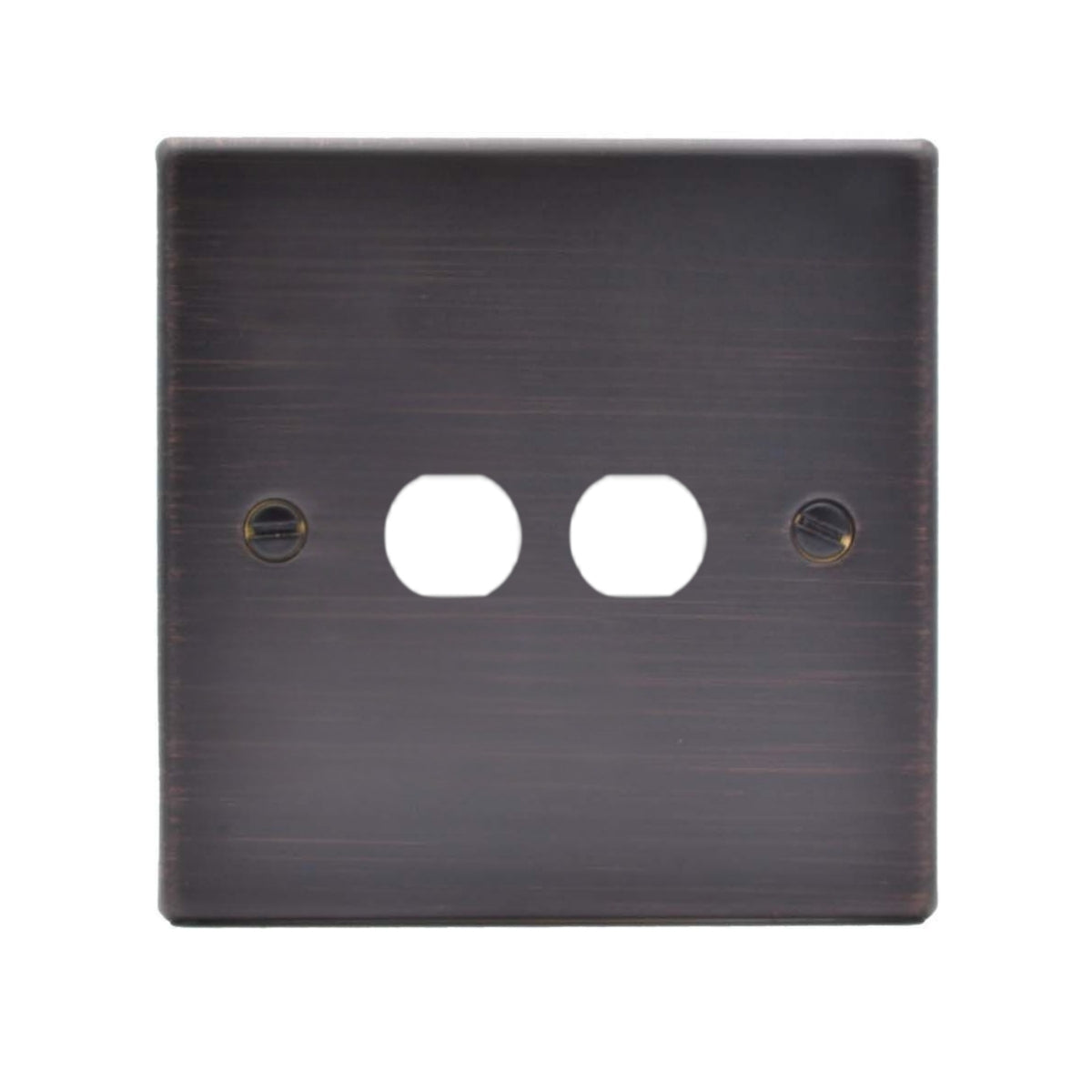 Hartland 7EBFLDLY2 2 gang Dolly Front Loading Plate + Grid + Gasket Etrium Bronze