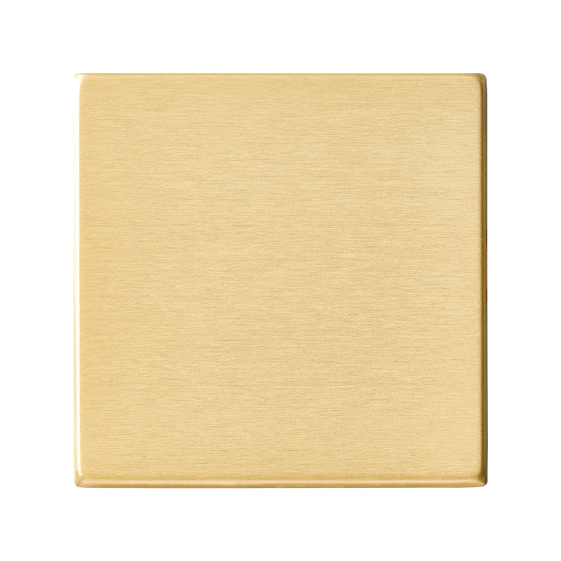 Hartland G2 7G22BPS Single Blank Plate Satin Brass