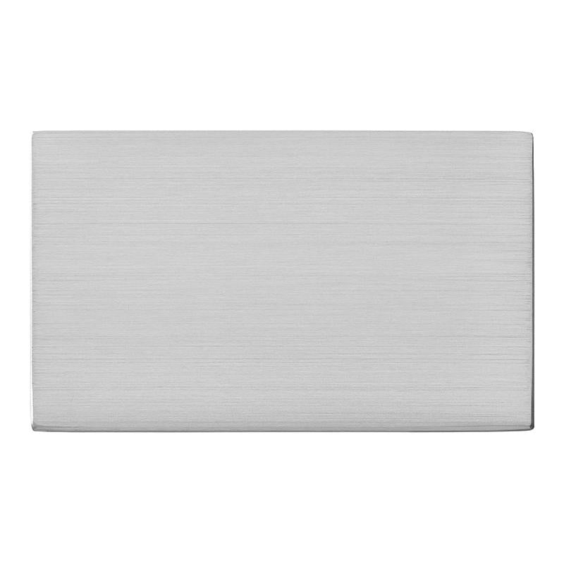Hartland G2 7G24BPD Double Blank Plate Satin Steel