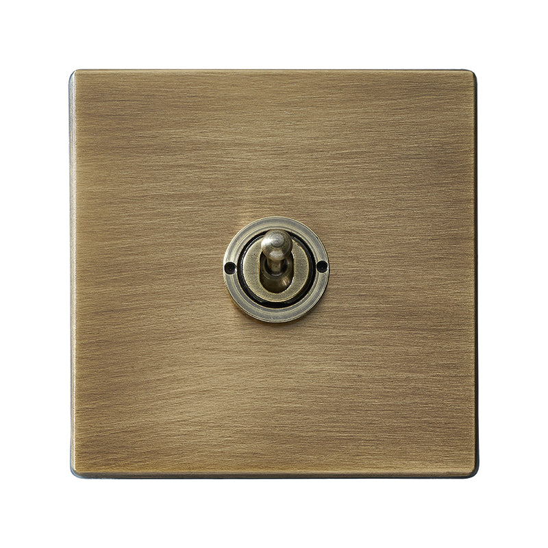 Hartland G2 7G29T31 1 gang 20AX Intermediate FL Toggle Antique Brass with Antique Brass Inserts
