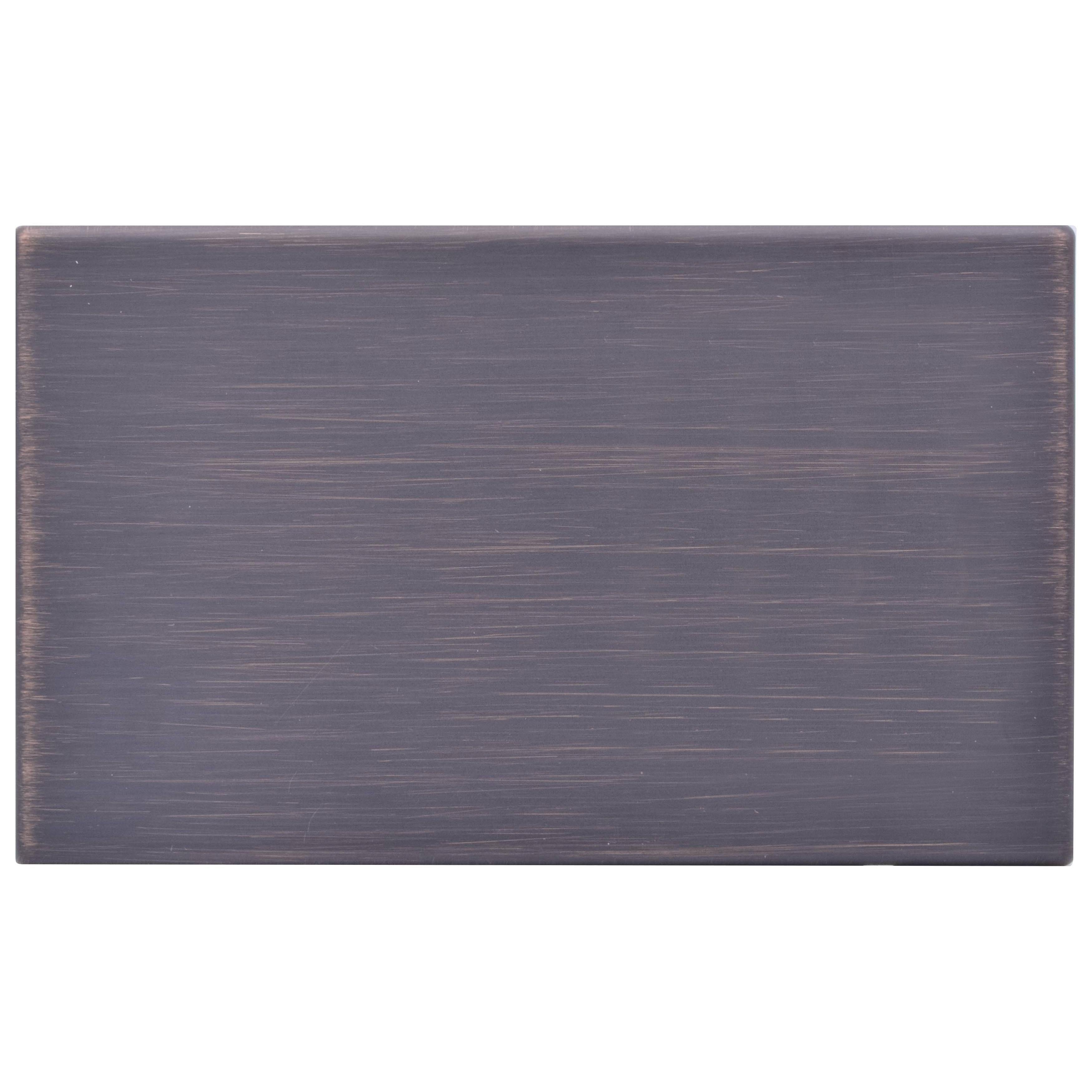 Hartland G2 7G2EBBPD Double Blank Plate Etrium Bronze
