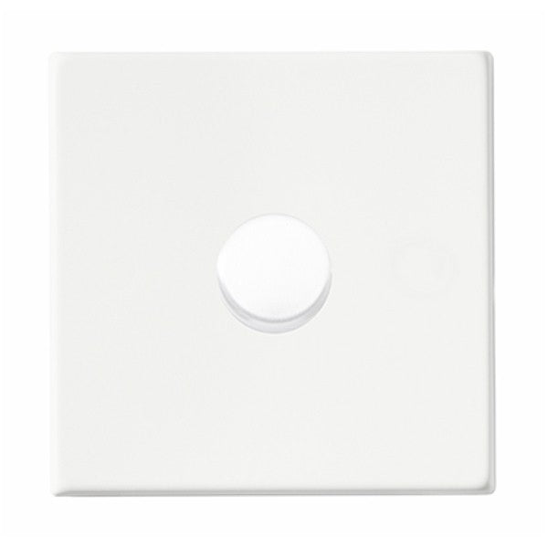 Hartland G2 7G2MW1XL-SD250MW 1 gang 250W/VA Wi-Fi Rotary Master LED Trailing Edge Dimmer Matt White with Matt White Inserts