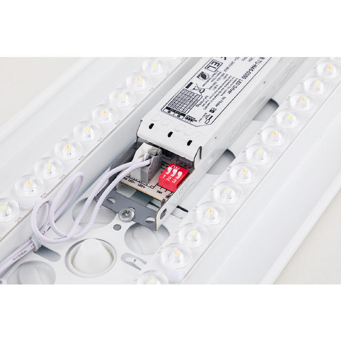 JCC JC030075 Commercial Linear UGR19 5ft 32W/34W/36W/38W 4000K Self-test Emergency