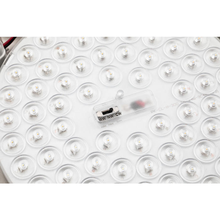 JCC JC070268 RadiaLED Rapid Pro Slim Bulkhead 12/18W IP65 3000/4000/5700K 300Ø Ph/Cell White Rim