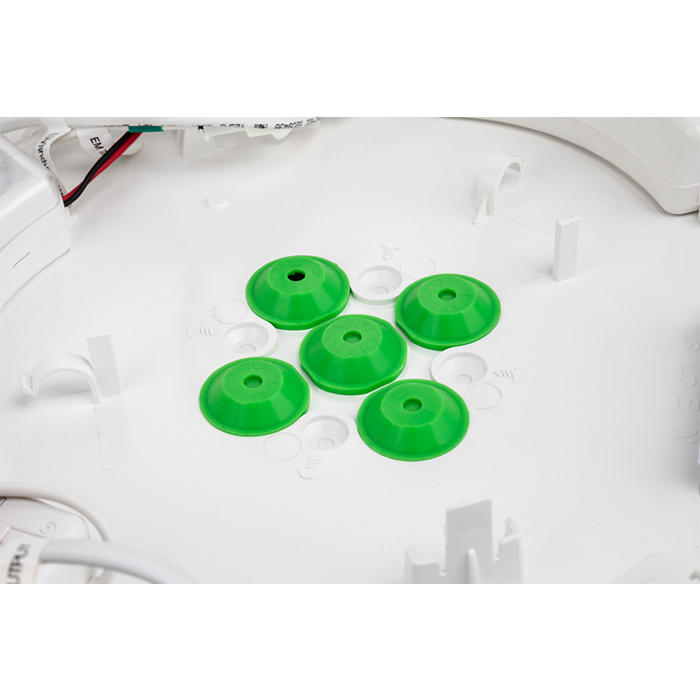 JCC JC070279 RadiaLED Rapid Pro Slim Bulkhead 12/18W IP65 3000/4000/5700K 300Ø MW on/off Emergency Black Rim