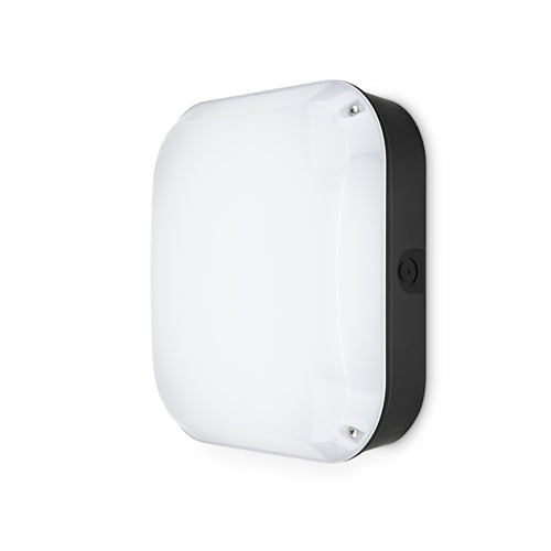 JCC JC070355 RadiaLED Rapid Pro Bulkhead Square 12/16/20W IP65 3000/4000/5700K MW on/off Emergency Black