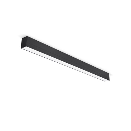 JCC JC077002BLK Line of Light 4ft 16/18/22W Low Output 3000K/4000K/5700K Emergency Black