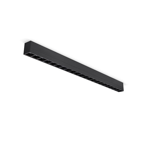 JCC JC077115BLK/EXT Line of Light Extend 1200mm Dir/Indir UGR 40W IP20 3/4/57K Black 1-10V Emergency