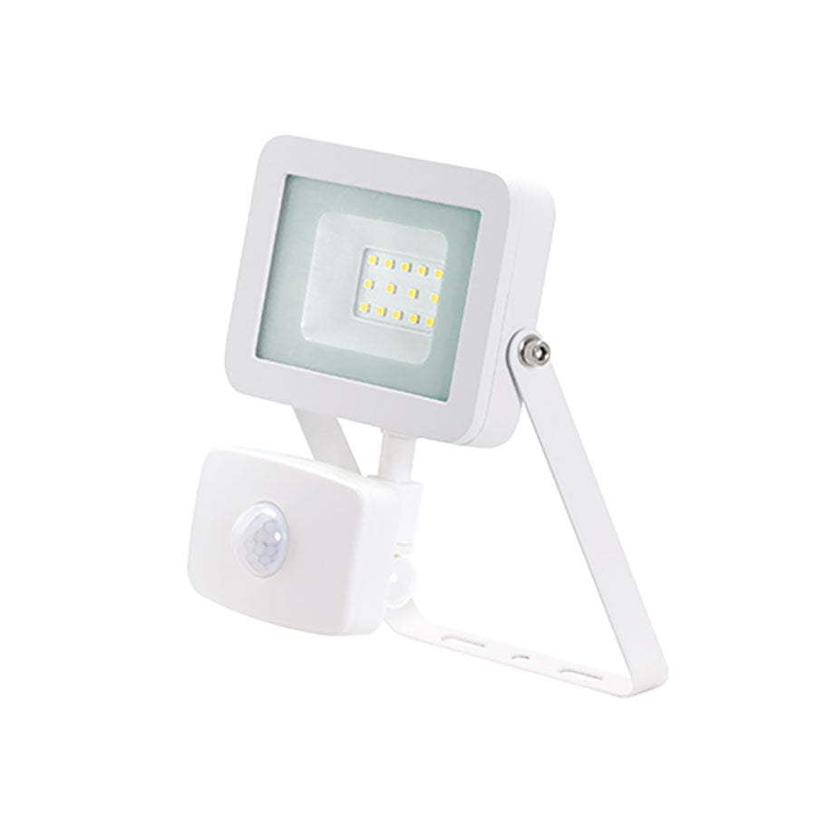 JCC JC090002 10W LED Floodlight with PIR White 4000K