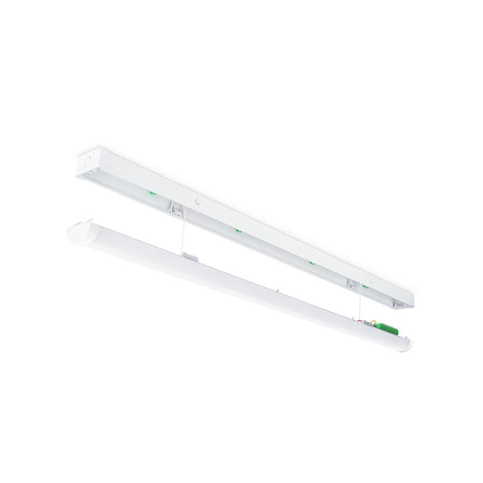 JCC JC100225 Skypack™ Pro LED Batten 6ft 79W 3000K/4000K/5700K IP40 White Opal Microwave dim Emergency