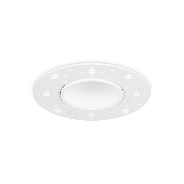 JCC JC1020WH V50 Pro Plaster-in Fire-rated Downlight with White Inner 5W 3000/4000K Selectable