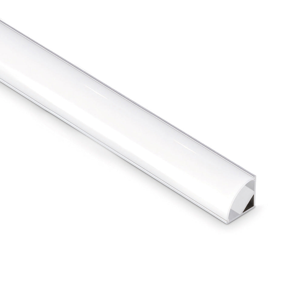 JCC JC121267 Corner Mounted Aluminium Profile 2M Opal Diffuser