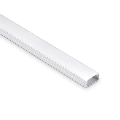 JCC JC121364 Surface mounted aluminium profile 1.5 meters opal diffuser
