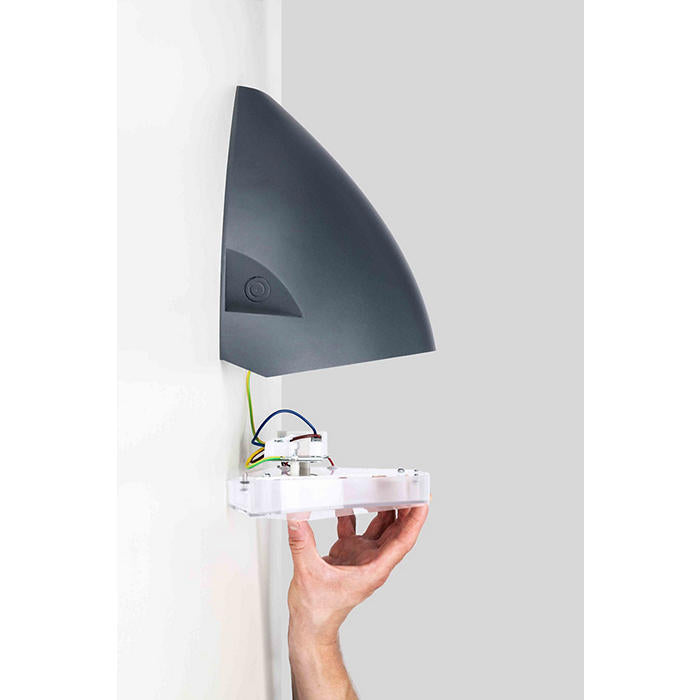 JCC JC130010PC Novium 7/8/10/12W IP65 IK10 3000/4000K Photocell Black