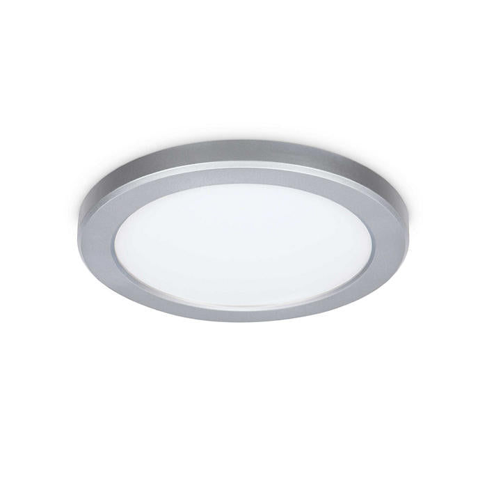 JCC JC131004 Skydisc Commercial Downlight Adjustable Wall/Ceiling Light Attachable Rim Silver