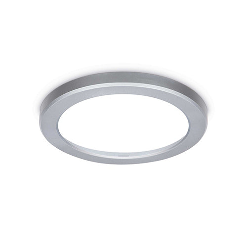 JCC JC131004 Skydisc Commercial Downlight Adjustable Wall/Ceiling Light Attachable Rim Silver