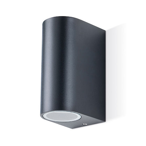 JCC JC17051ANTH GU10 Curve Up/Down Wall Light Anthracite