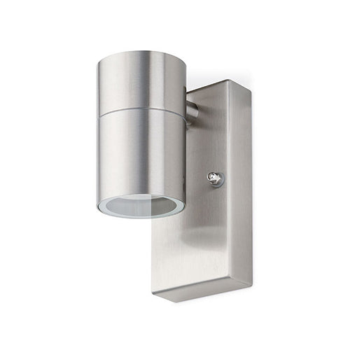 JCC JC17061 GU10 Stainless Steel downward wall light 7W LED Max, IP44