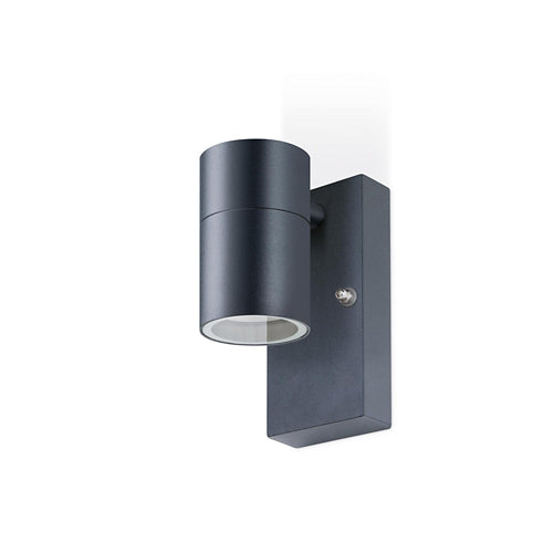 JCC JC17061ANTH GU10 Anthracite downward wall light 7W LED Max IP44