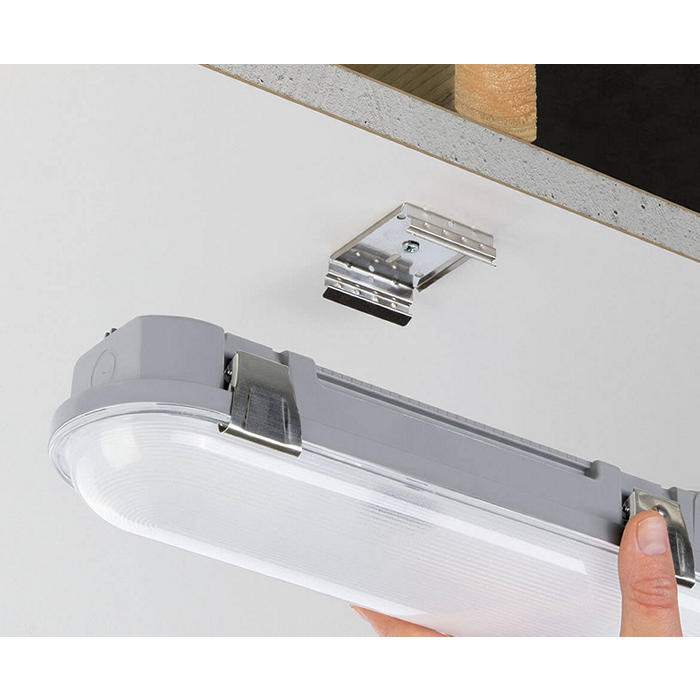 JCC JC180016/DALIDALI ToughLED™ Pro Non Corrosive 1200mm 4ft Single 22W IP66 4000K DALI Addressable Emergency IK10 White Opal