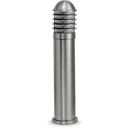 JCC JC39202SS NiteLED™ Mains IP44 Medium Louvred Bollard Unlamped E27 Stainless Steel