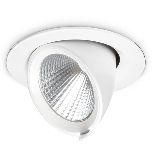 JCC JC47441WHDALI 20W LED Circular scoop light 36° beam angle 4000K IP20 White DALI