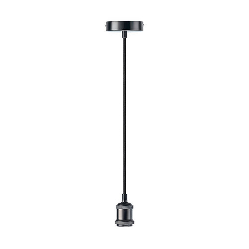 JCC JC84221BLK E27 Classic Pendant Black
