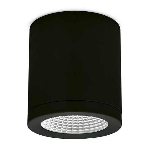 JCC JC84300BLK 10W Surface Mounted Downlight 4000K IP54 60° Beam angle Black Triac dimmable