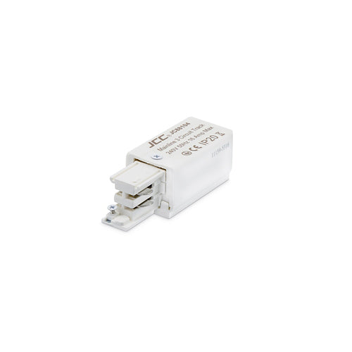 JCC Mainline JC88105WH 3 Circuit Track Power Feed Left White