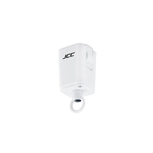 JCC Mainline Mains JC14011WH IP20 Pendant Suspension Track Adaptor White