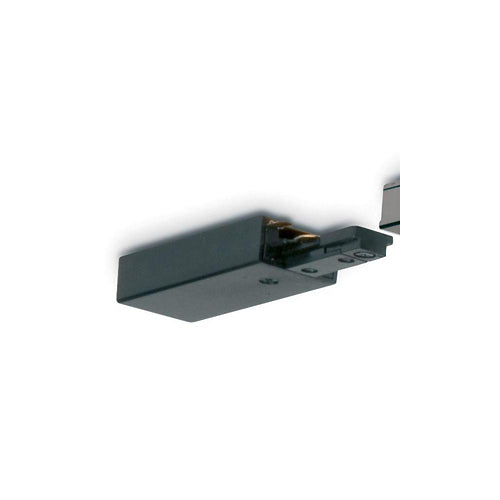 JCC Mainline Mains JC14013BLK IP20 84mm Track End Power Feed Black